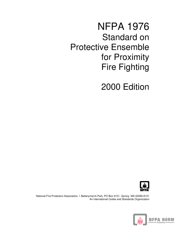 NFPA 1976 PDF NFPA 1976 PDF